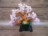 1X New Feng Shui Treasure Money Tree with Pink Stone Chips 16Bra