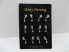 1Sheet X 12pcs Skull Rhinestone Navel belly Ring Body Piercing 1Sheet X 12pcs Skull Rhinestone Navel belly Ring Body Piercing