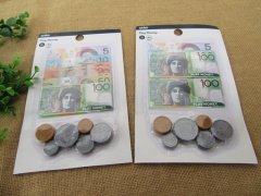 6Sets x 44Pcs Play Money Set Kids Play Cash Toy 6Sets x 44Pcs Play Money Set Kids Play Cash Toy