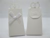 50Pcs White Triangle Bomboniere Gifts Boxes Wedding Favor