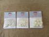 10Packets Simulated Pearl Bead Assorted Retail Package