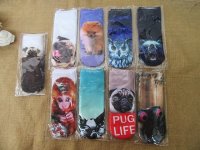 12Pairs Animal Print Low Cut Cotton Ankle Socks Hosiery Assorted
