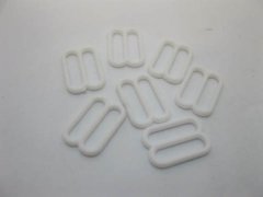 4x200Pcs White Garter & Bra Strap Sliders 15mm