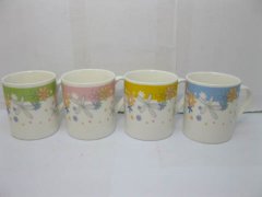 96pcs Flower Kid Ceramic Coffee Mug Tea Cup Mixed Color 96pcs Flower Kid Ceramic Coffee Mug Tea Cup Mixed Color