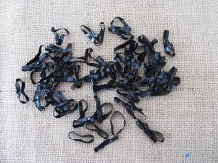 1Pkt x 200Pcs Black Disposable Hair Bands Elastic Rubber Band 1Pkt x 200Pcs Black Disposable Hair Bands Elastic Rubber Band