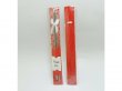 10Pairs Stainless Steel Chopsticks in Artistic Sleeve - Red