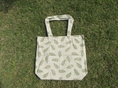6Pcs Green Leaf Hemp Handbag Shopping Bag 39x33x9cm 6Pcs Green Leaf Hemp Handbag Shopping Bag 39x33x9cm