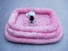 1Set X 3Pcs Pink Soft Pet Puppy/Dog/Cat Cushion Pet Bed