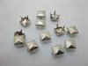 500Pcs Silver Color Pyramid Studs 7x7mm Leather Craft 500Pcs Silver Color Pyramid Studs 7x7mm Leather Craft