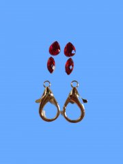 12Packs Golden Plated Lobster Claw Clasps Jewellery Finding