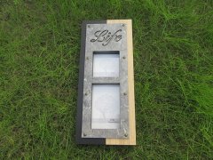 1Pc Vintage Photo Frame LIFE Light Desktop or Wall Decor 1Pc Vintage Photo Frame LIFE Light Desktop or Wall Decor