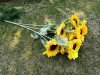 3Pcs Artificial Sun Flower Home Garden Decoration 95cm Long