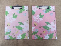 5X A4 Pink Clipboard Metal Clip Thick Paper Writing Plate Note P