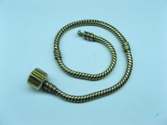 4Pcs Bronze Plated European Bracelet 21cm 4Pcs Bronze Plated European Bracelet 21cm