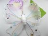 25 Beautiful White Butterfly Gossamer Craft Embellishments