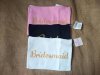 6Pcs Bride Pouch Bridemaids Makeup Travel Pouch Bachelorette 6Pcs Bride Pouch Bridemaids Makeup Travel Pouch Bachelorette