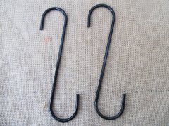 4Sheets x 2Pcs Metal Garden Hook Multi Functional for Outdoor Pl