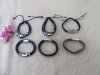 12Pcs Fashion Leather Drawstring Etc Tribe Bracelets Various Des 12Pcs Fashion Leather Drawstring Etc Tribe Bracelets Various Des