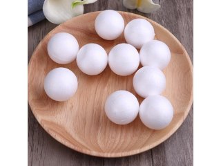 100Pcs Polystyrene Foam Ball Decoration Craft for DIY 57mm