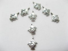 200 Silver Tropical Fish Pendants Charms Finding 200 Silver Tropical Fish Pendants Charms Finding