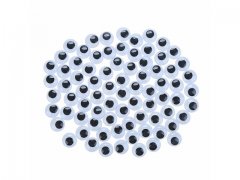 2000 Black Joggle Eyes/Movable Eyes for Crafts 12mm