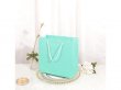 10Pcs Thick Cyan Kraft Paper Gift Carry Shopping Bag 22x22x10cm