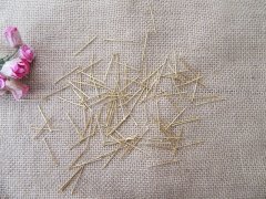 12Packs x 100Pcs Golden Plated Head Pins Jewellery Findings 32mm 12Packs x 100Pcs Golden Plated Head Pins Jewellery Findings 32mm