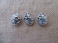 20Pcs Alloy Zinc Filigree Beads