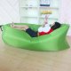 Green Easy Inflatable Sofa Air Bag Bed Sleeping Chair Outdoor Be