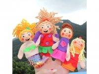4Pcs Mermaid Finger Puppet Dolls Assorted