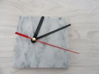 100Sets Clock Time Hands Hour Minute Second Hand Black & Red