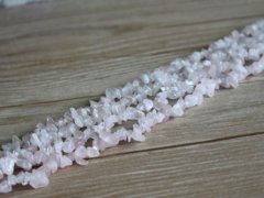 5Strands X 130Pcs Rose Quartz Chips Beads Jewelry Making