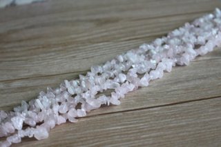 5Strands X 130Pcs Rose Quartz Chips Beads Jewelry Making