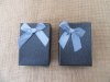 12Pcs Grey Necklace Earring Gift Box Case with Bowknot