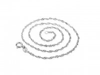 5X Fashion Nickel Singapore Chain Woven Chain Necklace Jewelry