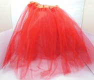 6X Organza Dance Skirt Party Costume Ballet Tutu Skirt 40 cm