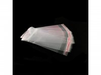 5000X Clear Self-Adhesive Seal Plastic Bag 14x5.5cm