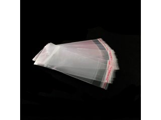 5000X Clear Self-Adhesive Seal Plastic Bag 14x5.5cm