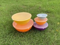 1Set x 5Pcs Multi-Purpose Stackable Mixing Bowl Set With Lids