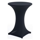 1Pc Black Cocktail Table Covers Stretch Dry Bar Spandex Cloth