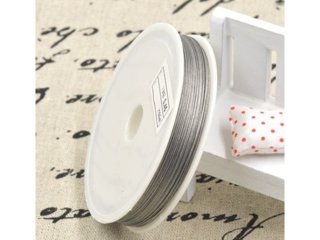 10 Rolls X 30 Meters Nickel Tiger Tail Wire(0.45mm)