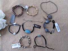 12Pcs Various Trendy Elastic Bracelet Drawstring Bracelet