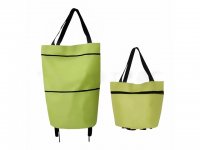 4Pcs Large Green Shopping Trolley Foldable Wheel Lightweight Lug