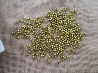 250g (9000pcs) Golden Round Spacer Beads 4mm for DIY Jewellery M