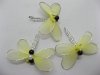 100 Yellow Fairy Dragonfly Jewellery Charms 4cm Pendants