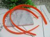 20X Orange Headbands Hair Clips Craft for DIY 12MM