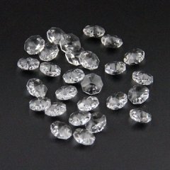 100 Double-Drilled Handcraft Crystal Faceted Beads 20mm