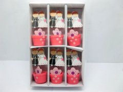 6pcs Bride & Bridegroom Jar Card Holder/Clips 6pcs Bride & Bridegroom Jar Card Holder/Clips