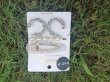 1Sheet Pair Earrings Hair Clips set Sparkling Jewellery