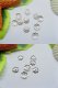 1000pcs Silver Plated Small Flower Bead Caps 6mm